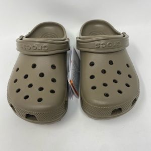 Crocs Unisex Adult Classic Clogs, Khaki